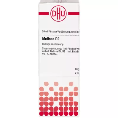 MELISSA D 2 Verdunning, 20 ml