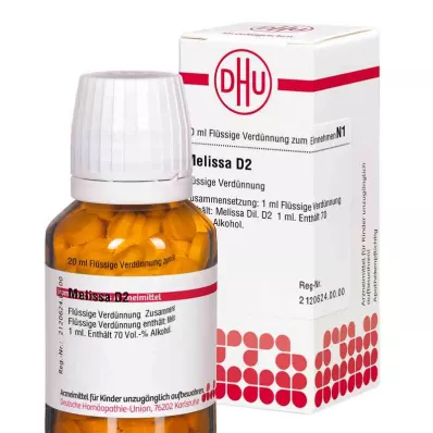 MELISSA D 2 Verdunning, 20 ml