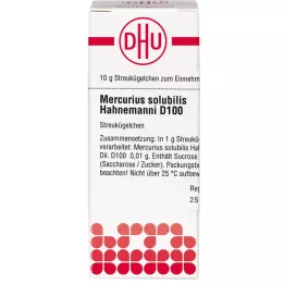 MERCURIUS SOLUBILIS Hahnemanni D 100 bolletjes, 10 g