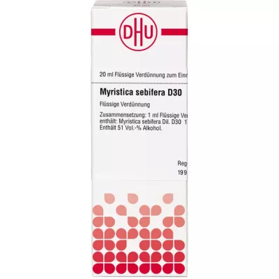 MYRISTICA SEBIFERA D 30 Verdunning, 20 ml