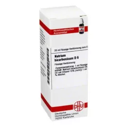 NATRIUM BICARBONICUM D 6 Verdunning, 20 ml