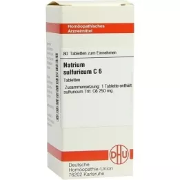 NATRIUM SULFURICUM C 6 tabletten, 80 st