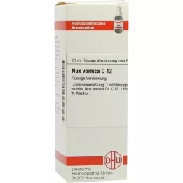 NUX VOMICA C 12 Verdunning, 20 ml