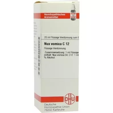 NUX VOMICA C 12 Verdunning, 20 ml