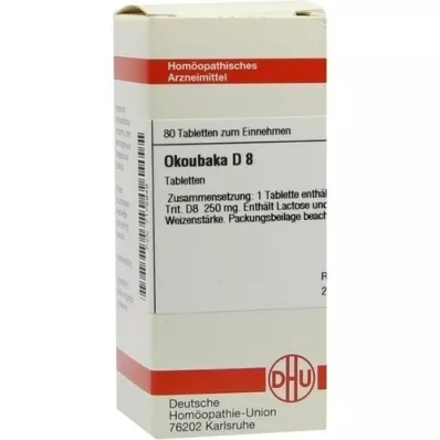 OKOUBAKA D 8 tabletten, 80 stuks