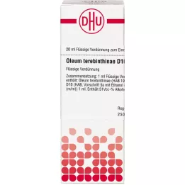 OLEUM TEREBINTHINAE D 10 Verdunning, 20 ml