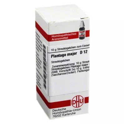 PLANTAGO MAJOR D 12 bolletjes, 10 g