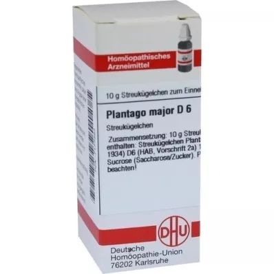 PLANTAGO MAJOR D 6 bolletjes, 10 g