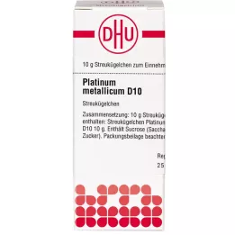 PLATINUM METALLICUM D 10 bolletjes, 10 g