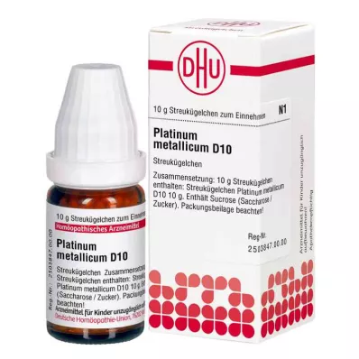 PLATINUM METALLICUM D 10 bolletjes, 10 g