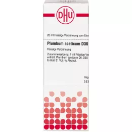 PLUMBUM ACETICUM D 30 Verdunning, 20 ml