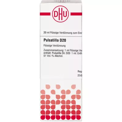 PULSATILLA D 20 Verdunning, 20 ml