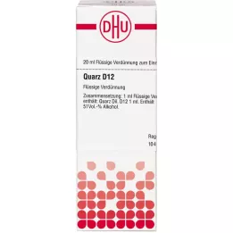 QUARZ D 12 Verdunning, 20 ml