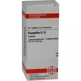 RAUWOLFIA D 12 tabletten, 80 stuks