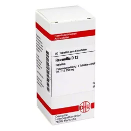 RAUWOLFIA D 12 tabletten, 80 stuks
