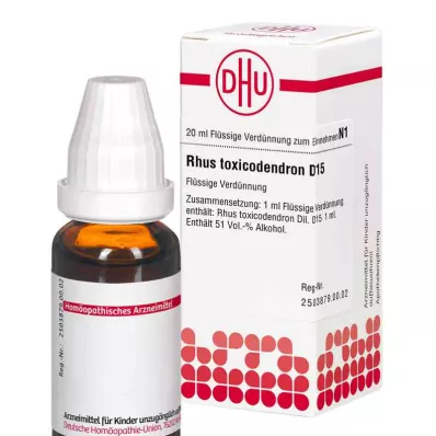Rhus Tox.D15 Verdunning (20 ml) Rhus Tox.D15 Verdunning (20 ml)