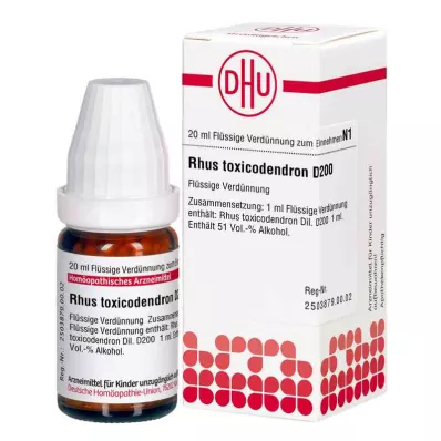 Rhus Tox.D200 Verdunning (20 ml) Rhus Tox.D200 Verdunning (20 ml)