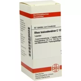 RHUS TOXICODENDRON C 12 tabletten, 80 st