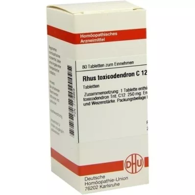 RHUS TOXICODENDRON C 12 tabletten, 80 st