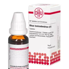RHUS TOXICODENDRON C 15 tabletten, 80 stuks