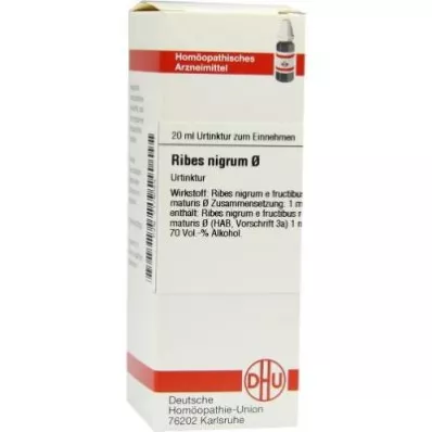 RIBES NIGRUM moedertinctuur, 20 ml RIBES NIGRUM moedertinctuur, 20 ml