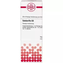 SABDARIFFA D 3 Verdunning, 20 ml