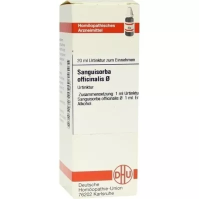 SANGUISORBA OFFICINALIS moedertinctuur, 20 ml