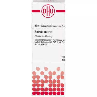 SELENIUM D 15 verdunning, 20 ml