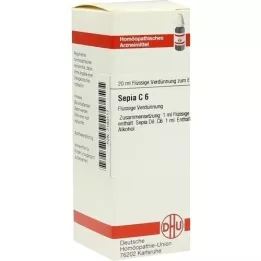 SEPIA C 6 Verdunning, 20 ml