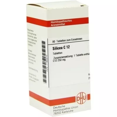 SILICEA C 12 tabletten, 80 st