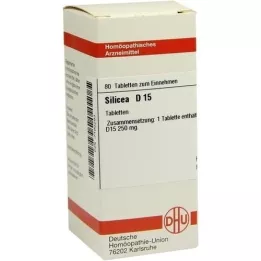 SILICEA D 15 tabletten, 80 stuks