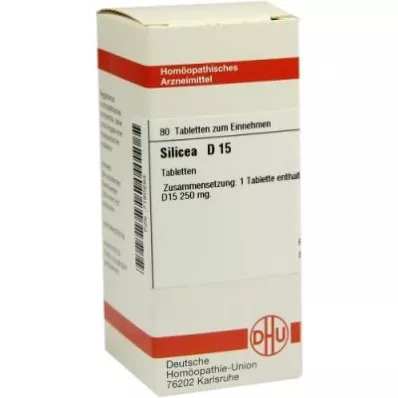 SILICEA D 15 tabletten, 80 stuks