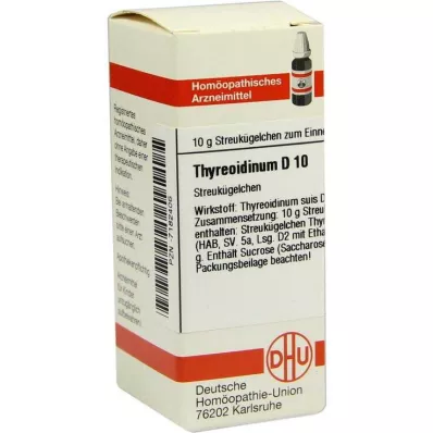 DHU Thyreoidinum D 10 bolletjes, 10 g DHU Thyreoidinum D 10 bolletjes, 10 g