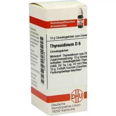 THYREOIDINUM D 6 bolletjes, 10 g