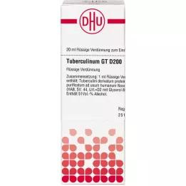 TUBERCULINUM GT D 200 verdunning, 20 ml