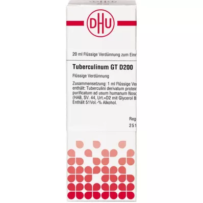 TUBERCULINUM GT D 200 verdunning, 20 ml