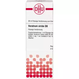 VERATRUM VIRIDE D 6 Verdunning, 20 ml