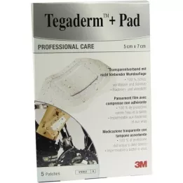 TEGADERM 3M Plus Pad 5x7 cm Kant-en-klaar.3582NP, 5 st