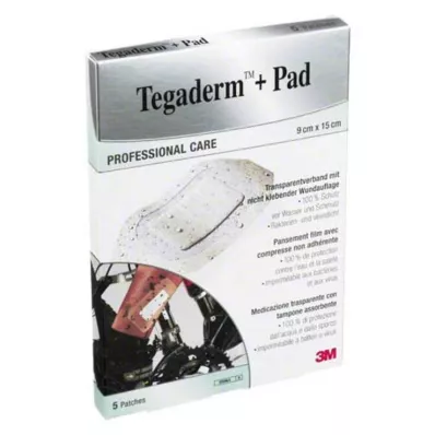 TEGADERM 3M Plus Pad 9x15 cm Kant-en-klaar.3589NP, 5 st