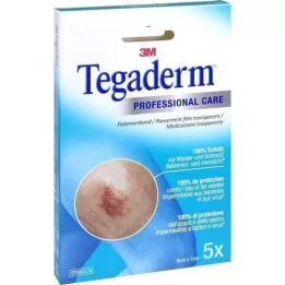 TEGADERM 3M Film 6x7 cm 1624NP, 5 stuks