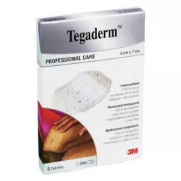 TEGADERM 3M Film 6x7 cm 1624NP, 5 stuks