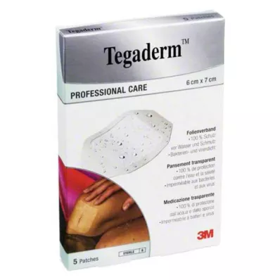 TEGADERM 3M Film 6x7 cm 1624NP, 5 stuks