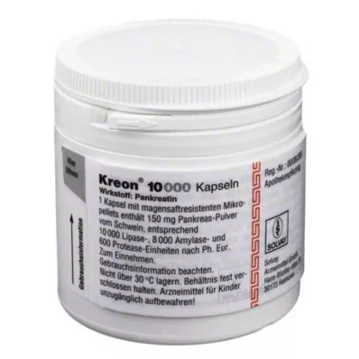 KREON 10.000 harde doppen met enteric-coated pellets, 200 stuks KREON 10.000 harde doppen met enteric-coated pellets, 200 stuks