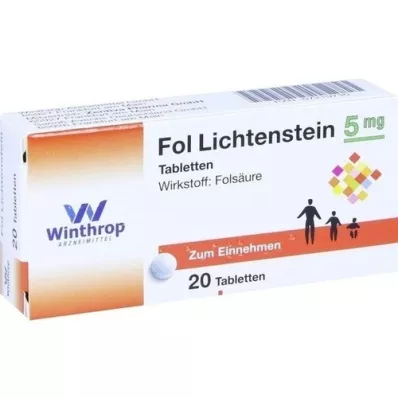 FOL Lichtenstein 5 mg tabletten, 20 stuks