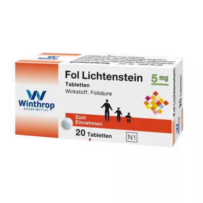 FOL Lichtenstein 5 mg tabletten, 20 stuks