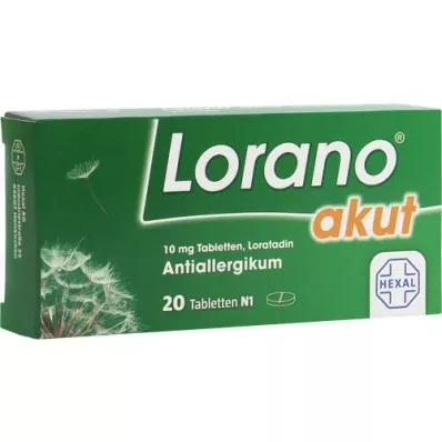 LORANO acute tabletten, 20 stuks