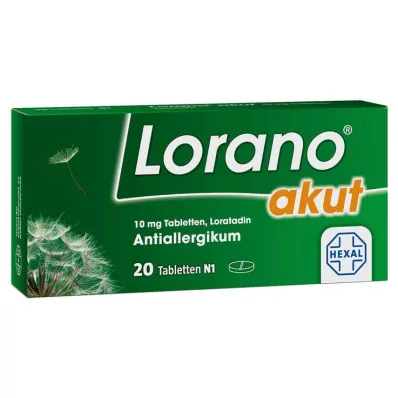 LORANO acute tabletten, 20 stuks