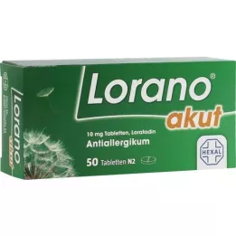 LORANO acute tabletten, 50 stuks
