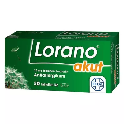 LORANO acute tabletten, 50 stuks LORANO acute tabletten, 50 stuks