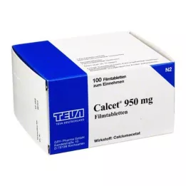 CALCET 950 mg filmomhulde tabletten, 100 st